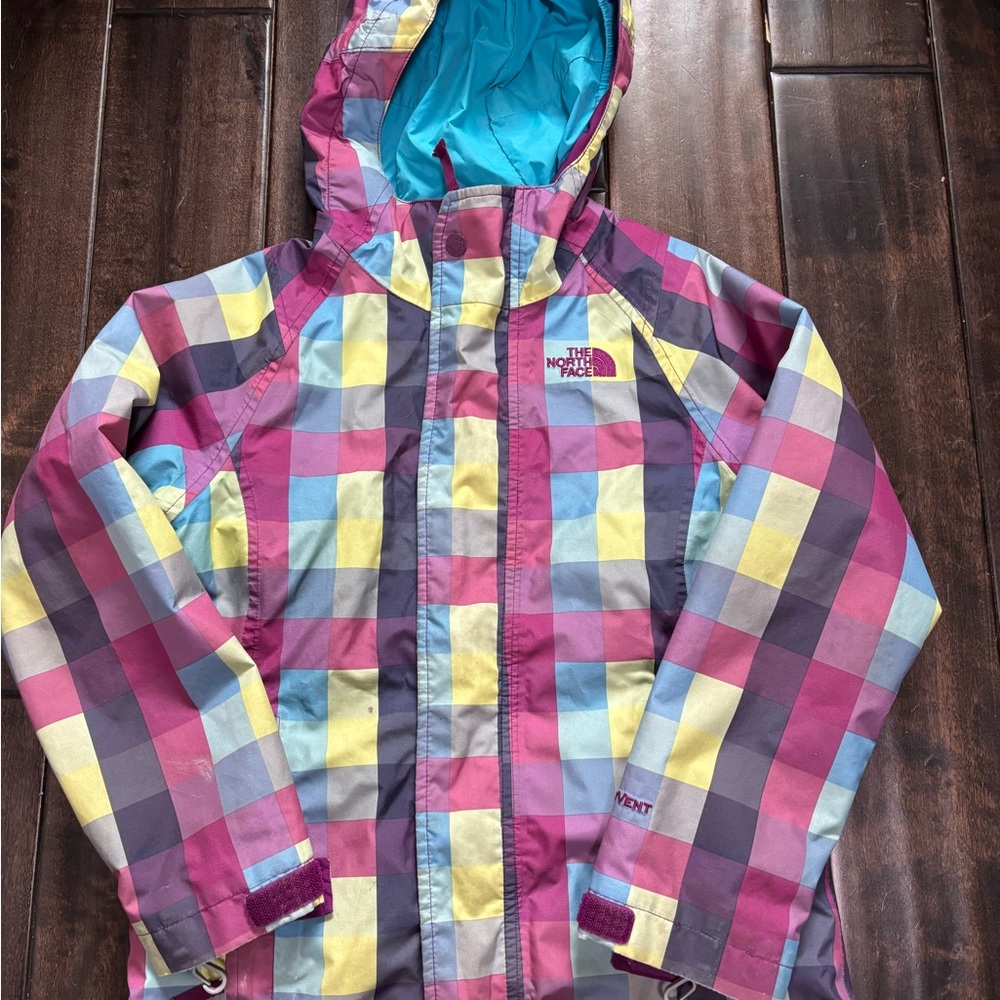 The North Face Multicolor Checkered Hooded Jacket